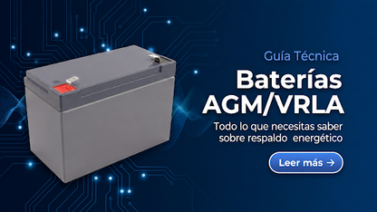 Batería de respaldo 12 V | 35 Ah | AGM | Especial para Seguridad Electrónica | UPS | Vida útil 5 años | Terminales T1