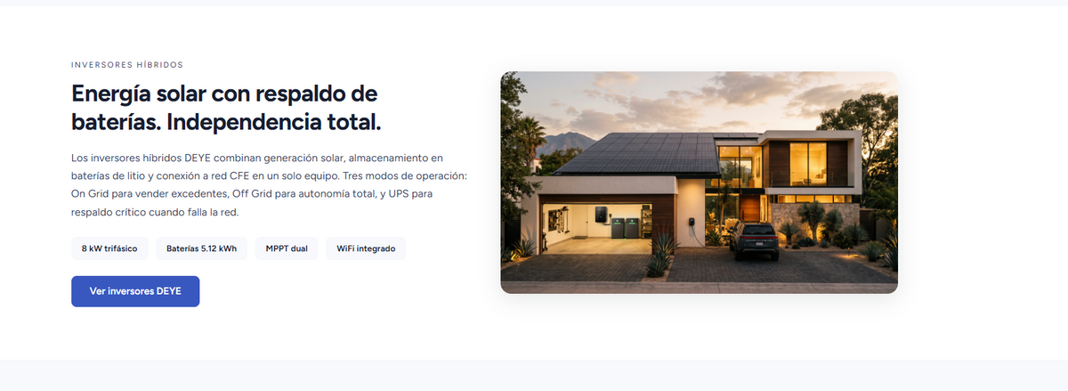 Kit de Bombeo Solar 2200W (3 HP) / Bomba Sumergible con Controlador Híbrido AC/DC 136-264VAC / 108-403VCD / 5 Módulos Solares 540W / Interruptor