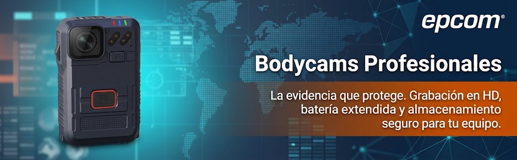 Body Camera (Cámara Corporal) | 1440P@30fps | H.264 | Almacenamiento 64GB | Batería 4000mAh 15h | Visión Nocturna IR 10 m (32.8 ft) | 130° | 58MP
