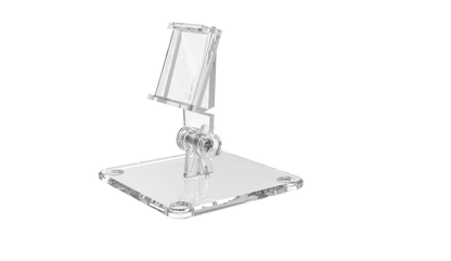 Soporte en T para Etiqueta de Tinta Electrónica / AccessPRO / Rotación de 50 Grados / Escritorio / Compatible con 2.13" - 2.66" - 2.9" - 4.2"