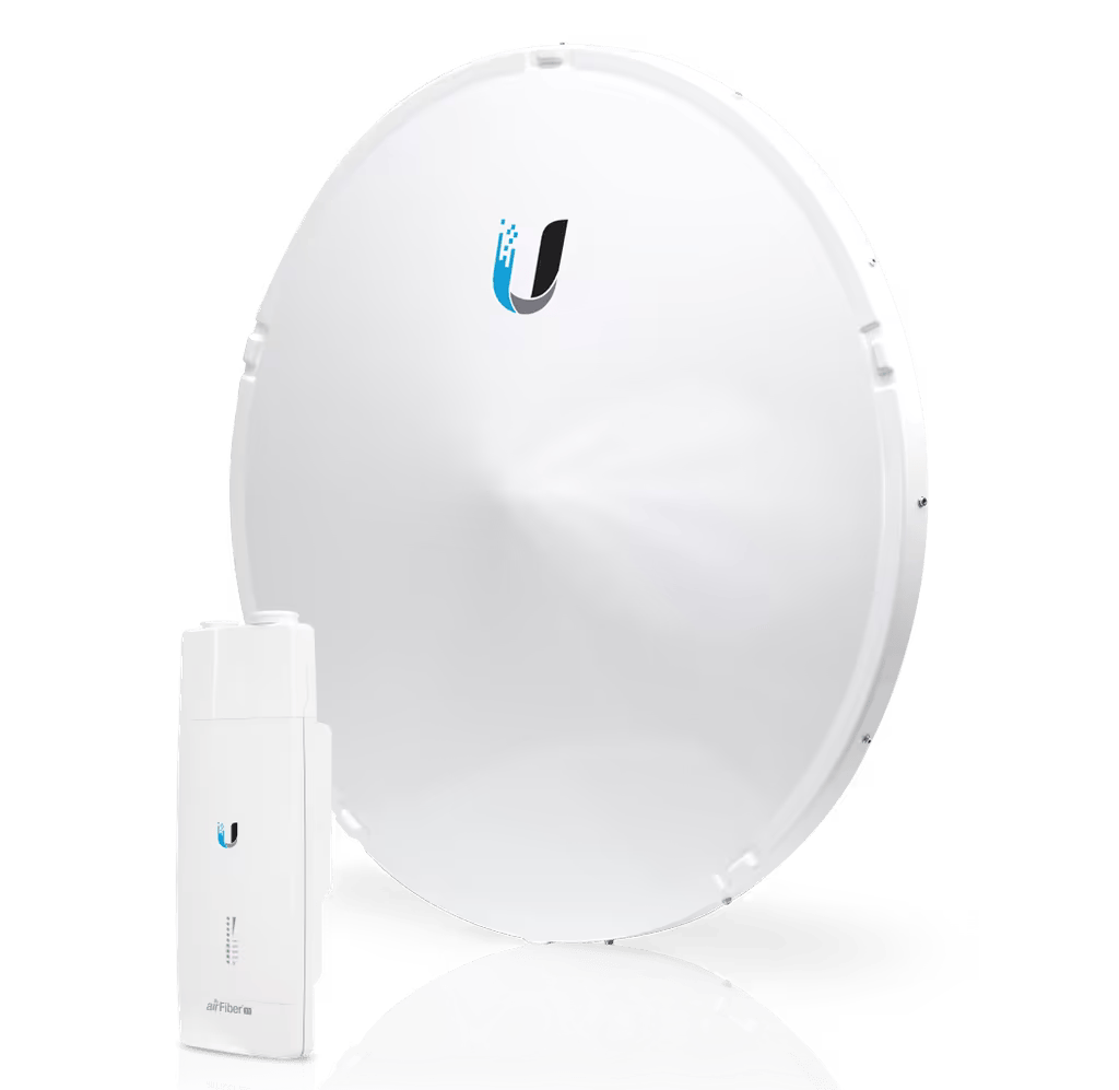 Ubiquiti airFiber 11 Complete LB - Radio de Backhaul 1.2 Gbps, Banda Licenciada 11 GHz, Antena 35 dBi