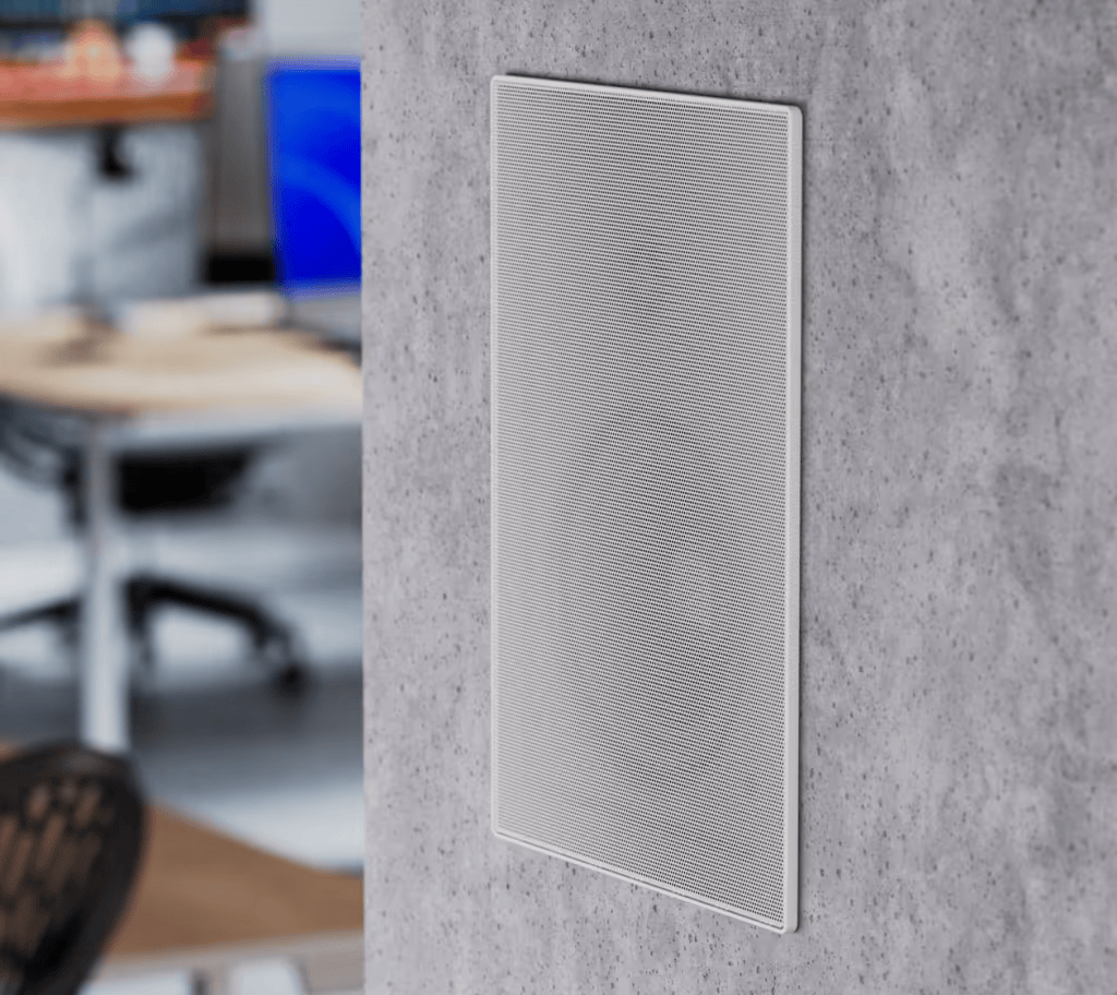 UniFi In-Wall Speaker Altavoz Empotrable de Pared / Woofer 6.5" 130W / Tweeter 1" Pivote ±15° / 8 Ohms / Cobertura Simétrica Axial de 90° / NDAA