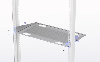 UACC Rack Shelf CLV – Charola 1 UR para montaje en rack, ideal para colocar equipos o accesorios que no cuentan con opción de montaje en rack
