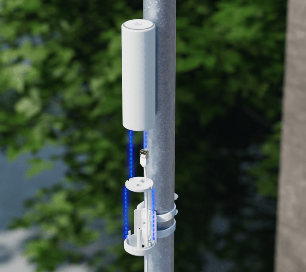 U7-Mesh - Punto de Acceso WiFi 7 para Interior y Exterior Mesh, Uplink 2.5 GbE, Cobertura de hasta 140 m² y Capacidad para 200+ Clientes, Montaje en