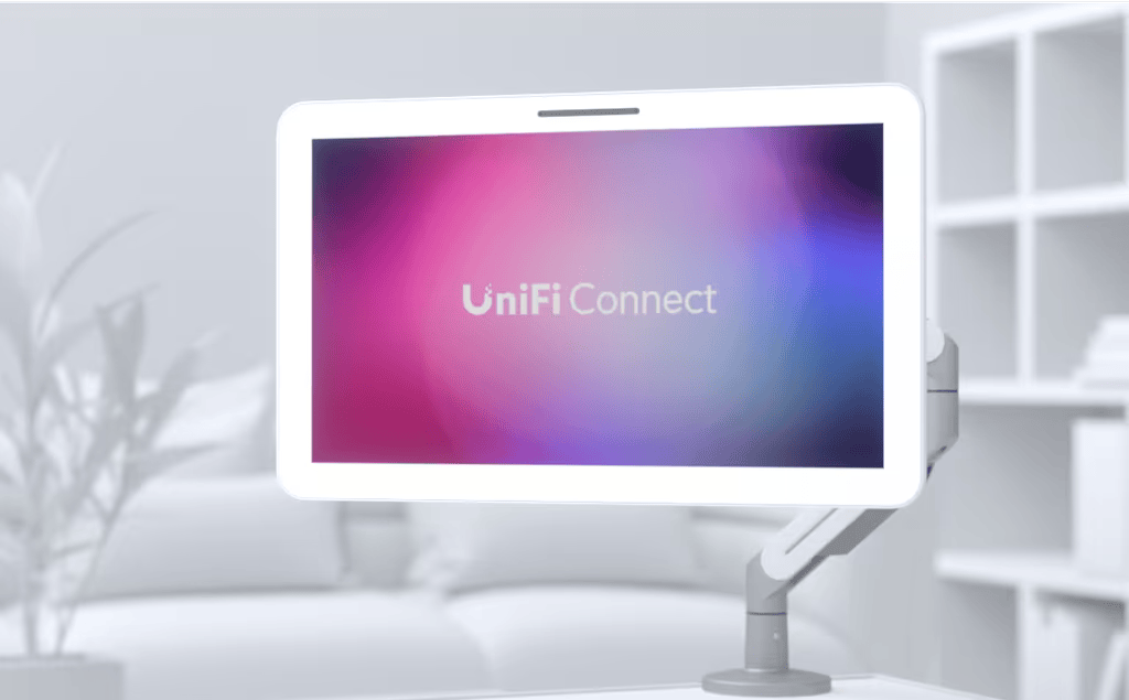 UniFi Connect UC-Display – Pantalla Interactiva de 21.5 pulgadas FHD para Digital Signage Centralizado, con Multi-Touch Capacitivo, PoE++, Procesador