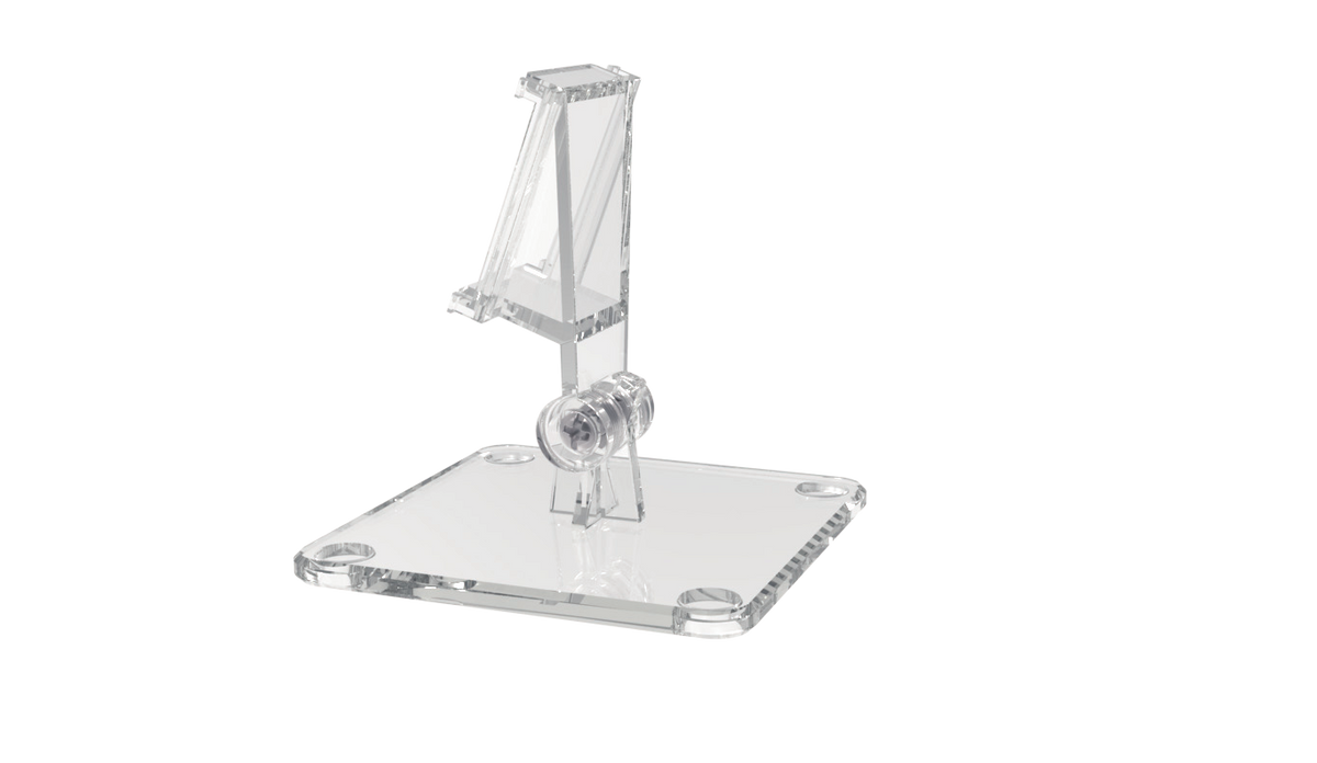 Soporte en T para Etiqueta de Tinta Electrónica / AccessPRO / Rotación de 50 Grados / Escritorio / Compatible con 2.13" - 2.66" - 2.9" - 4.2"