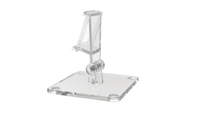 Soporte en T para Etiqueta de Tinta Electrónica / AccessPRO / Rotación de 50 Grados / Escritorio / Compatible con 2.13" - 2.66" - 2.9" - 4.2"