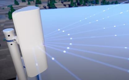 Wave AP Micro – Punto de Acceso PtMP de 60 GHz + 5 GHz Cobertura Sectorial de 90°, Capacidad para 31 Clientes, Rendimiento de hasta 5 Gbps