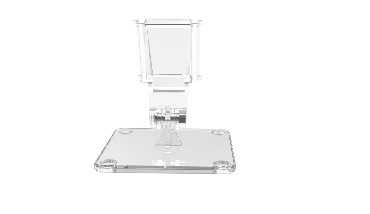 Soporte en T para Etiqueta de Tinta Electrónica / AccessPRO / Rotación de 50 Grados / Escritorio / Compatible con 2.13" - 2.66" - 2.9" - 4.2"